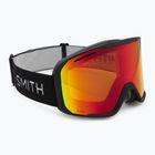 Skibrille Smith Blazer black/red sol-x mirror