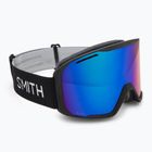 Skibrille Smith Blazer black/green sol-x mirror