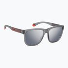 Polaroid PLD 2155/S matt grau/grau silber verspiegelte polarisierte Sonnenbrille für Herren
