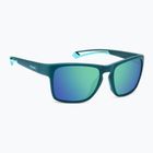 Polaroid PLD 7052/S matte teal/grün Spiegel polarisierte Sonnenbrille für Männer mit hohem Kontrast