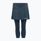 Tennisrock Damen HEAD Club 3/4 Tights Skort navy