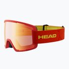 Skibrille HEAD Contex red/red/fmr yellow red