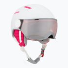 Skihelm Kinder HEAD Maja Visor white/silver red