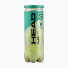Padel-Bälle HEAD Padel One S 3 Stk. yellow