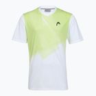 Tennis-Shirt Herren HEAD Topspin print vision m/lime
