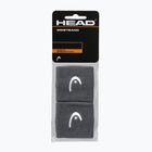 HEAD Wristband 2.5" 2 Stück anthrazit