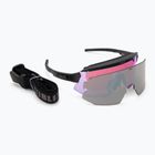 Sonnenbrille Bliz Breeze Small Nano Optics Nordic Light matt black/begonia/violet blue