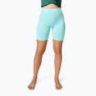 Damen Trainingsshorts Casall Seamless Graphical Rib Bike blau 23140