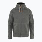 Herren Fjällräven Övik Fleece Hoodie dunkelgrau