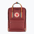 Fjällräven Kanken Rainbow 16 l ochsenrot/Regenbogenmuster City-Rucksack