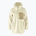 Hoodie Sweatshirt Damen Fjällräven Vardag Pile Fleece Long chalk white