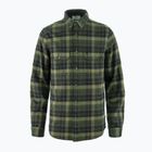 Herrenhemd Fjällräven Singi Heavy Flannel Black/Deep Forest