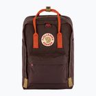 Cityrucksack Fjällräven Kanken Koncept Laptop 15" 18 l black oak/rowan red