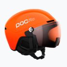 Kinder-Skihelm POC POCito Obex Visor S2 Jr fluo orange/clarity pocito/partly sunny/lt orange