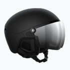 Skihelm POC Obex Visor uranium black matt/clarity u/partly sunny/silver