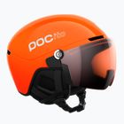 Kinder-Skihelm POC POCito Obex Visor S2 Jr fluorescent orange