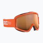 Skibrille Kinder POC POCito Iris fluorescent orange/partly sunny light orange