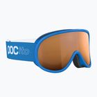 Kinder-Skibrille POC POCito Retina Jr S2 fluorescent blue/partly sunny light orange