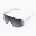 POC Aspire Mid Wasserstoff weiß/Klarheit Straße/sonnig Silber Sonnenbrille