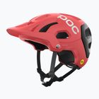 MTB Fahrradhelm POC Tectal Race MIPS ammolite coral/uranium black matt