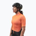 Fahrradtrikot für Frauen POC Essential Road zink orange
