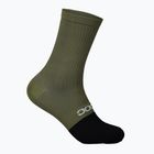 Fahrrad Socken POC Flair Mid epidote green/uranium black