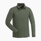 Thermoaktiver Sweatshirt Hoodie Herren Pinewood Abisko Merino Base Layer Half Zip d.mossgreen
