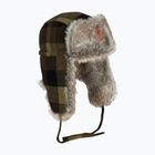 Pinewood Classic Checked Fur Wintermütze grün/schwarz