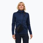 Damen Sweatshirt Hoodie Pullover Peak Performance Rider Tech Zip Hood blue shadow