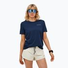 Peak Performance Damen Explore Logo blau Schatten T-Shirt