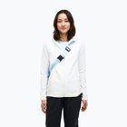 Damen-Trekkingsweatshirt Peak Performance Light Zip Hood off white