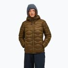 Damen-Daunenjacke Peak Performance Helium Down Hood meadow moss/sierra sand