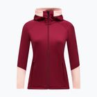 Damenpullover Peak Performance Rider Essentials Zip Hood Vertical Zenith/Peach Fuzz