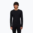 Herren-Thermoaktivshirt Peak Performance Magic Crew Wool-Blend Baselayer black/black