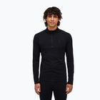 Herren Funktionsshirt langärmlig Peak Performance Magic Half Zip Wool-Blend Baselayer black/black