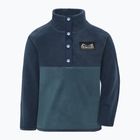 Kinder Fleecejacke Didriksons Monte 6 Half Button mountain blue