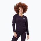 Damen Thermoaktivshirt ODLO Warm Originals Stripes Bl Top Crew Neck dark saphire