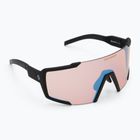 SCOTT Shield schwarz matt/blaue Chrom-Enhancer-Sonnenbrille