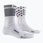 Fahrrad Socken X-Socks Bike Race 4.0 artcic white/dot/stripe