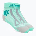 Women's X-Socks Trail Run Energy 4.0 Laufsocken audrey grün/perlgrau