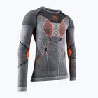 Men's X-Bionic Merino Thermo-Sweatshirt schwarz/grau/orange