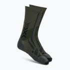 Socken X-Socks Hike Discover Crew green/black