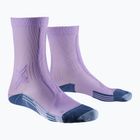 Laufsocken Damen X-Socks Trailrun Discover Crew orchid/sunset blue