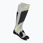 Skisocken X-Socks Ski Discover Otc rhino grey/canary