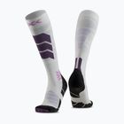 Skisocken X-Socks Ski Expert Silk Merino Otc white/lavender