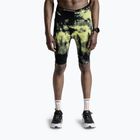 Herren-Laufshorts X-Bionic Efektor Tights tie dye electric energy