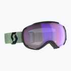 Skibrille SCOTT Faze II LS soft green/black/light sensitive blue chrome