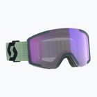 Skibrille SCOTT Shield LS soft green/black/light sensitive blue chrome