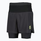 Herren-Laufshorts SCOTT RC Run Hybrid black/yellow