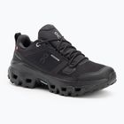 Schuhe Damen On Cloudrock Low Waterproof black/black
